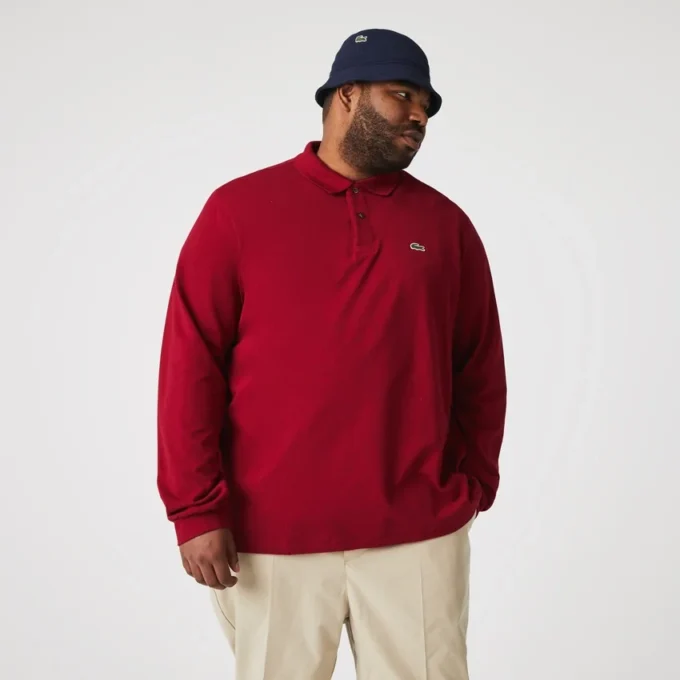 Herren-Poloshirt L.12.12 mit Langarm in klassischer Passform