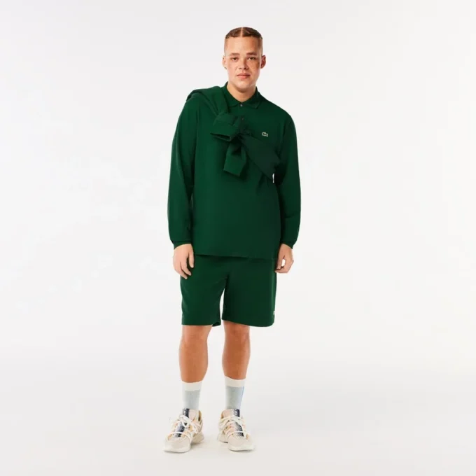 Herren-Poloshirt L.12.12 mit Langarm in klassischer Passform Herren-Poloshirt L.12.12 mit Langarm in klassischer Passform