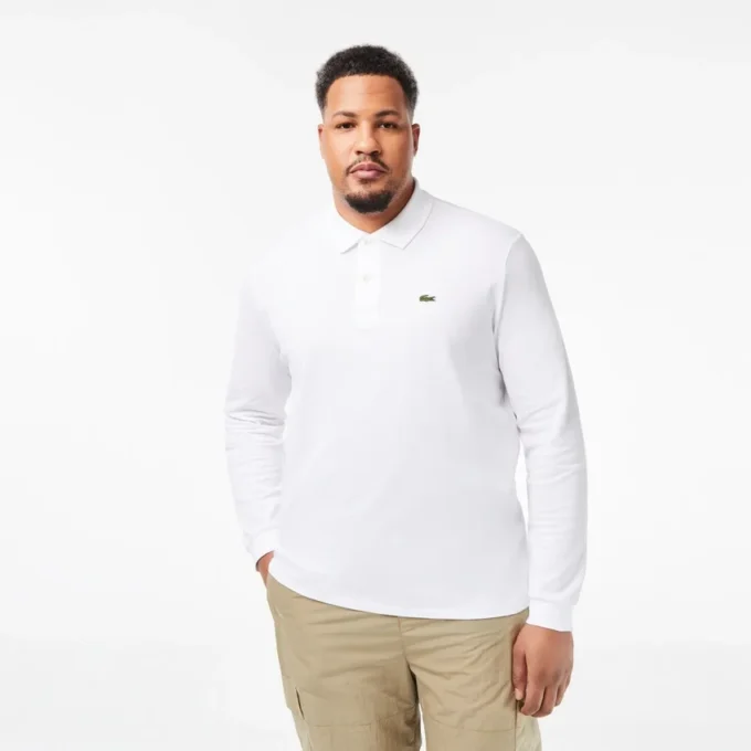 Herren-Poloshirt L.12.12 mit Langarm in klassischer Passform Herren-Poloshirt L.12.12 mit Langarm in klassischer Passform