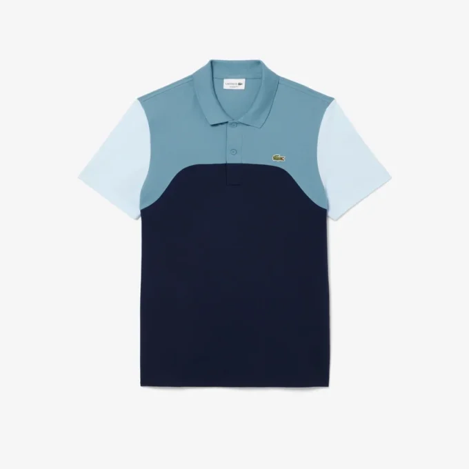 Herren-Poloshirt L.12.12 mit Regular Fit und Farbblock-Design Herren-Poloshirt L.12.12 mit Regular Fit und Farbblock-Design
