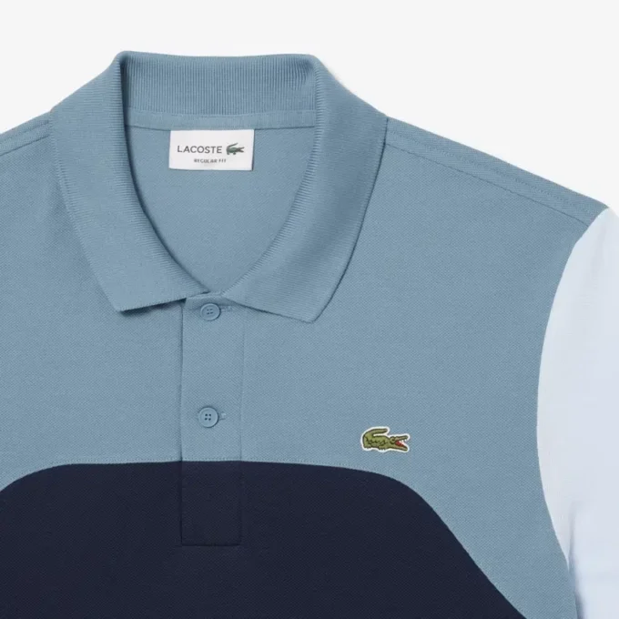 Herren-Poloshirt L.12.12 mit Regular Fit und Farbblock-Design Herren-Poloshirt L.12.12 mit Regular Fit und Farbblock-Design