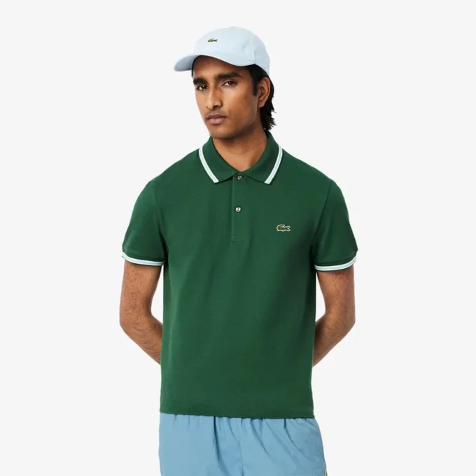 Herren-Poloshirt L.12.12 mit Regular Fit und Zierakzenten