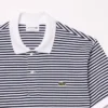 Herren-Poloshirt L.12.12 mit Streifenmuster in klassischer Passform Herren-Poloshirt L.12.12 mit Streifenmuster in klassischer Passform