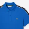 Herren-Poloshirt mit Regular Fit und Stretch aus Mini-Piqué