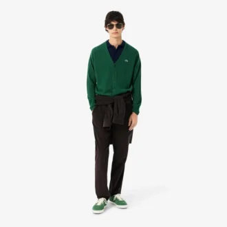 Herren-Poloshirt mit Streifen in klassischer Passform, hergestellt in Frankreich Herren-Poloshirt mit Streifen in klassischer Passform, hergestellt in Frankreich