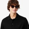 Herren-Poloshirt „Paris Classic Fit“ mit offenem Kragen und Stickerei