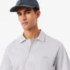 Herren-Poloshirt „Paris Classic Fit“ mit offenem Kragen und Stickerei