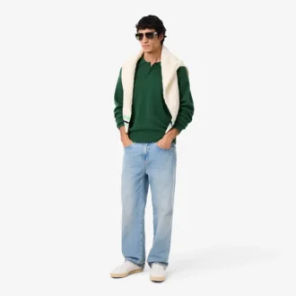 Herren-Poloshirts aus Wolle in Relaxed Fit Herren-Poloshirts aus Wolle in Relaxed Fit