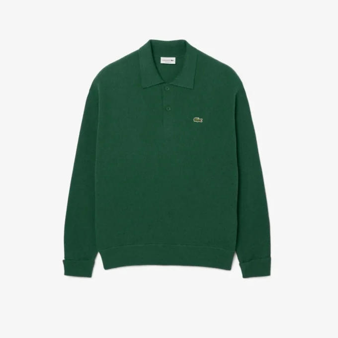 Herren-Poloshirts aus Wolle in Relaxed Fit Herren-Poloshirts aus Wolle in Relaxed Fit