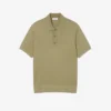 Herren-Poloshirts mit geripptem Strickkragen Herren-Poloshirts mit geripptem Strickkragen