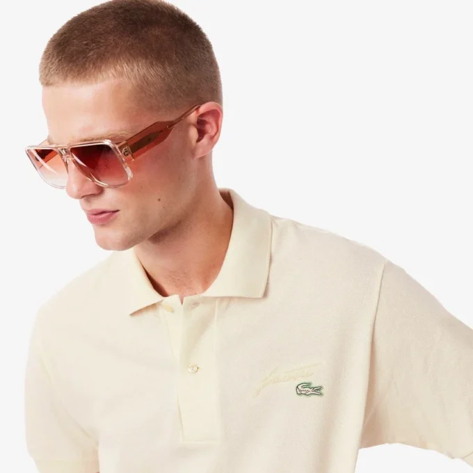 Herren-Poloshirts mit klassischer Passform und Stickerei-Detail
