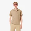 Herren-Poloshirts mit offenem Kragen und Stickerei im Paris Classic Fit