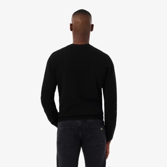 Herren-Pullover aus 3D-Strick mit Rundhalsausschnitt Herren-Pullover aus 3D-Strick mit Rundhalsausschnitt