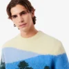 Herren-Pullover aus Alpaka-Wolle mit Landschaftsmotiv Herren-Pullover aus Alpaka-Wolle mit Landschaftsmotiv