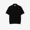 Herren-Pullover aus Baumwoll-Blend mit offenem Polokragen Herren-Pullover aus Baumwoll-Blend mit offenem Polokragen