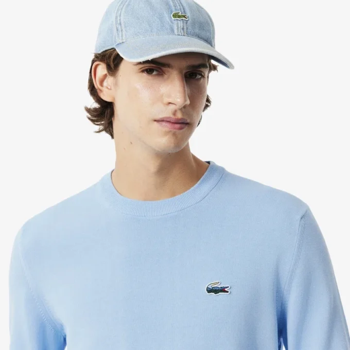 Herren-Pullover aus Baumwolle mit Krokodil-Motiv Herren-Pullover aus Baumwolle mit Krokodil-Motiv