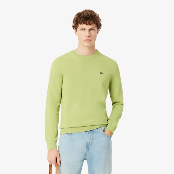 Herren-Pullover aus Baumwolle mit Rundhalsausschnitt Herren-Pullover aus Baumwolle mit Rundhalsausschnitt