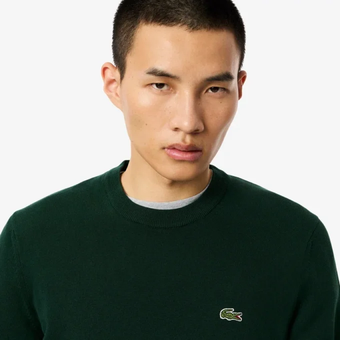 Herren-Pullover aus Baumwolle mit Rundhalsausschnitt Herren-Pullover aus Baumwolle mit Rundhalsausschnitt