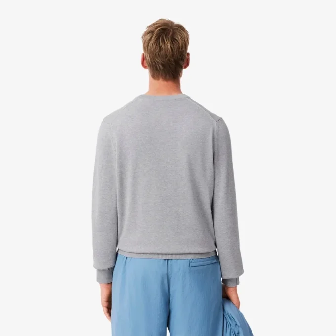 Herren-Pullover aus Baumwolle mit Rundhalsausschnitt Herren-Pullover aus Baumwolle mit Rundhalsausschnitt