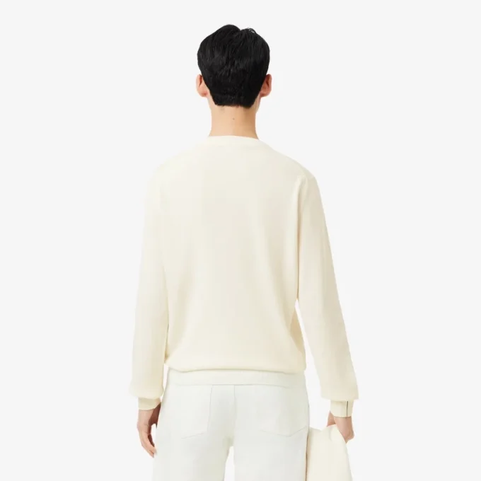Herren-Pullover aus Baumwolle mit Rundhalsausschnitt Herren-Pullover aus Baumwolle mit Rundhalsausschnitt