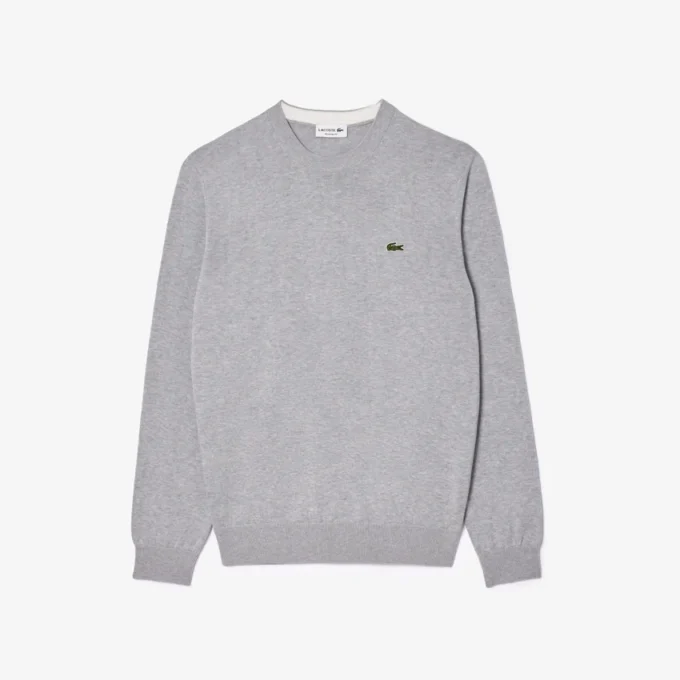 Herren-Pullover aus Baumwolle mit Rundhalsausschnitt Herren-Pullover aus Baumwolle mit Rundhalsausschnitt