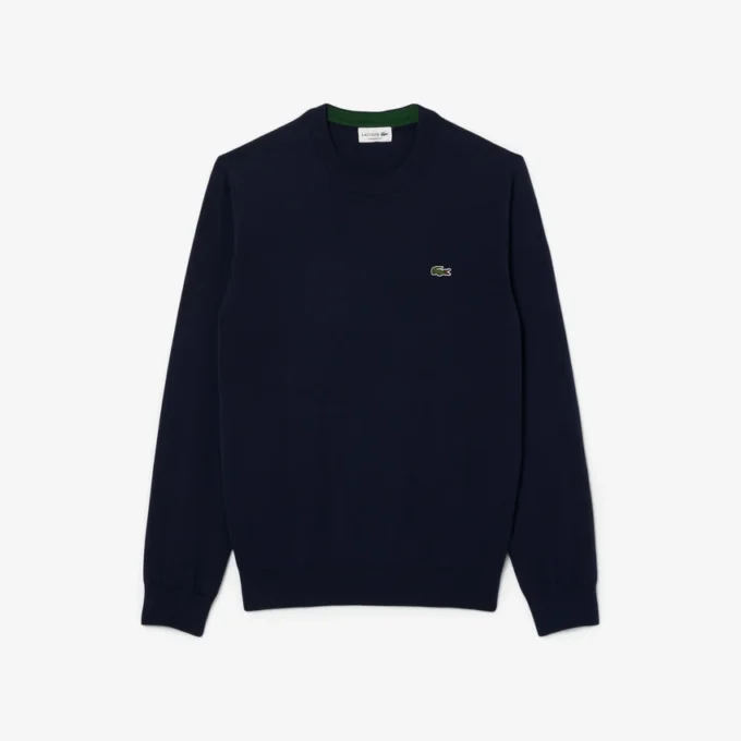 Herren-Pullover aus Baumwolle mit Rundhalsausschnitt Herren-Pullover aus Baumwolle mit Rundhalsausschnitt