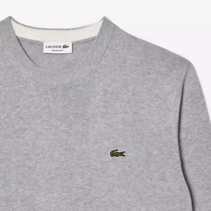 Herren-Pullover aus Baumwolle mit Rundhalsausschnitt Herren-Pullover aus Baumwolle mit Rundhalsausschnitt