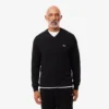 Herren-Pullover aus Baumwolle mit V-Ausschnitt Herren-Pullover aus Baumwolle mit V-Ausschnitt