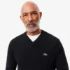 Herren-Pullover aus Baumwolle mit V-Ausschnitt Herren-Pullover aus Baumwolle mit V-Ausschnitt