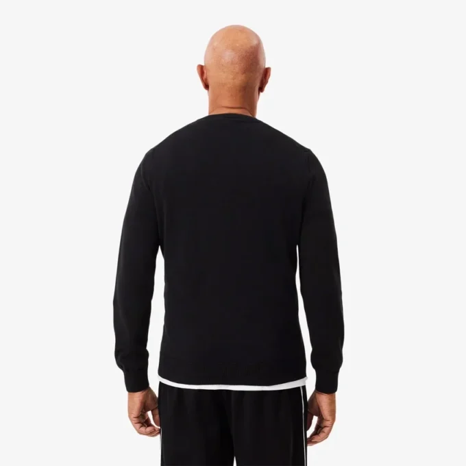 Herren-Pullover aus Baumwolle mit V-Ausschnitt Herren-Pullover aus Baumwolle mit V-Ausschnitt