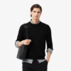 Herren-Pullover aus Merinowolle mit Rundhalsausschnitt Herren-Pullover aus Merinowolle mit Rundhalsausschnitt