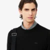 Herren-Pullover aus Merinowolle mit Rundhalsausschnitt Herren-Pullover aus Merinowolle mit Rundhalsausschnitt
