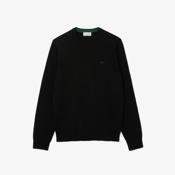 Herren-Pullover aus Merinowolle mit Rundhalsausschnitt Herren-Pullover aus Merinowolle mit Rundhalsausschnitt