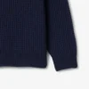 Herren-Pullover aus schwerer Wolle mit halbem Reißverschluss Herren-Pullover aus schwerer Wolle mit halbem Reißverschluss