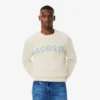 Herren-Pullover aus Wolle mit Intarsien-Logo Herren-Pullover aus Wolle mit Intarsien-Logo