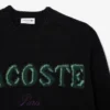 Herren-Pullover aus Wolle mit Intarsien-Logo Herren-Pullover aus Wolle mit Intarsien-Logo