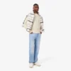 Herren-Pullover aus Wolle mit Patchwork-Effekt in lockerer Passform Herren-Pullover aus Wolle mit Patchwork-Effekt in lockerer Passform