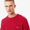Herren-Pullover aus Wolle mit Patchwork-Effekt in lockerer Passform Herren-Pullover aus Wolle mit Patchwork-Effekt in lockerer Passform