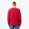Herren-Pullover aus Wolle mit Patchwork-Effekt in lockerer Passform Herren-Pullover aus Wolle mit Patchwork-Effekt in lockerer Passform