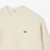 Herren-Pullover aus Wolle mit Patchwork-Effekt in lockerer Passform Herren-Pullover aus Wolle mit Patchwork-Effekt in lockerer Passform