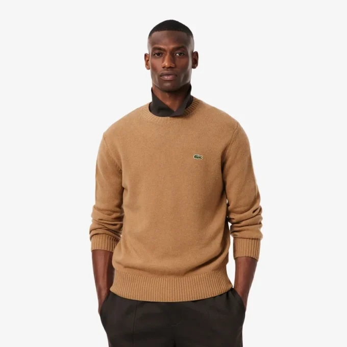 Herren-Pullover aus Wolle mit Rundhalsausschnitt Herren-Pullover aus Wolle mit Rundhalsausschnitt