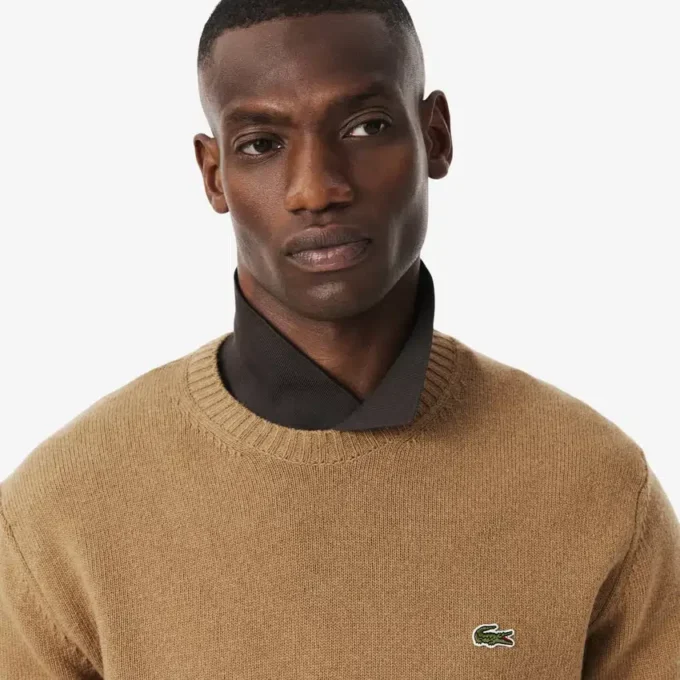 Herren-Pullover aus Wolle mit Rundhalsausschnitt Herren-Pullover aus Wolle mit Rundhalsausschnitt