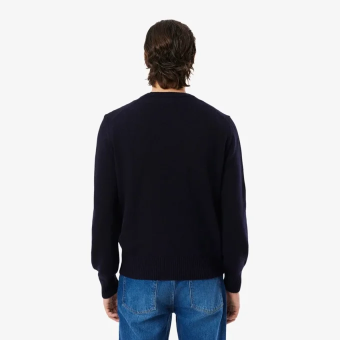 Herren-Pullover aus Wolle mit Rundhalsausschnitt Herren-Pullover aus Wolle mit Rundhalsausschnitt