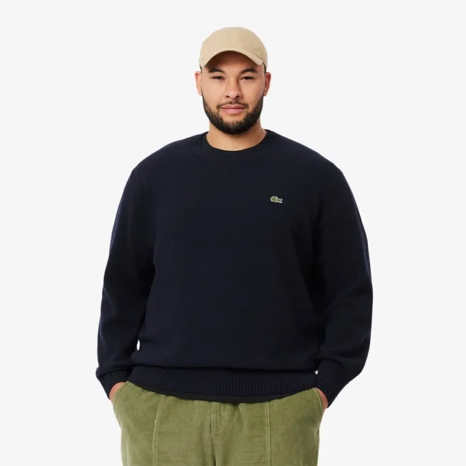 Herren-Pullover aus Wolle mit Rundhalsausschnitt Herren-Pullover aus Wolle mit Rundhalsausschnitt