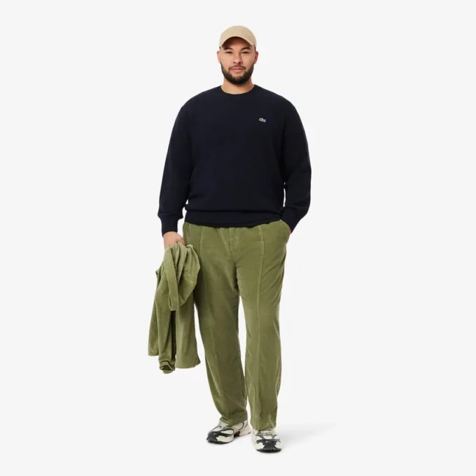 Herren-Pullover aus Wolle mit Rundhalsausschnitt Herren-Pullover aus Wolle mit Rundhalsausschnitt