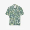 Herren-Pullover mit Kurzarm, Grafikprint und Polokragen Herren-Pullover mit Kurzarm, Grafikprint und Polokragen