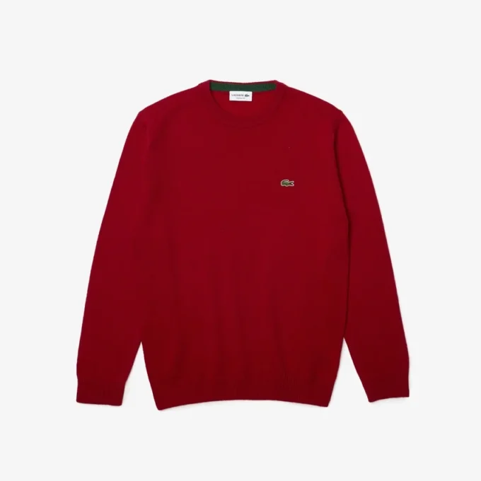 Herren-Pullover mit Rundhalsausschnitt aus Wolle Herren-Pullover mit Rundhalsausschnitt aus Wolle