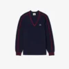 Herren-Pullover mit V-Ausschnitt und Streifenmuster aus der Archive Edition Herren-Pullover mit V-Ausschnitt und Streifenmuster aus der Archive Edition