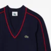 Herren-Pullover mit V-Ausschnitt und Streifenmuster aus der Archive Edition Herren-Pullover mit V-Ausschnitt und Streifenmuster aus der Archive Edition