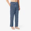 Herren-Pyjama-Hose aus Popeline mit Monogramm Herren-Pyjama-Hose aus Popeline mit Monogramm